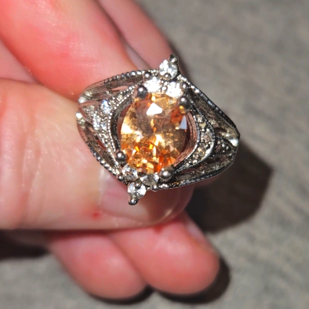 Beautiful Yellow Topaz Ring
